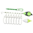thumbnail image 2 of koolsoo ing Stringer Holder Big Wire Lock Metal Snap Heavy Duty Live Buckle Lock Stringer for Trout Bass Pike Medium, 2 of 9
