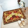 thumbnail image 4 of WUJDF Living Room Rug,Traditional Rugs,Low Profile Pile Rubber Backing Kitchen Area Rugs,Entryway Rug Boho Vintage Oriental Area Rug Soft Small Carpet Bathroom,Rugs for Living Room,Area Rug 15"X23", 4 of 6