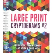 Large Print Cryptograms 2, Helen Nash, Henry Hook, et al. Paperback