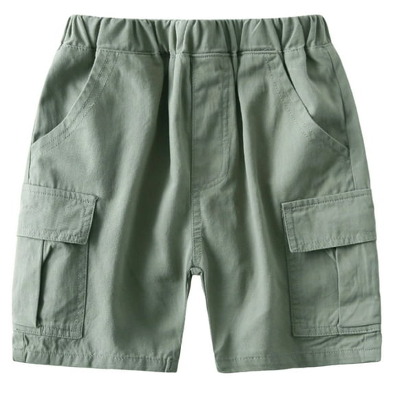 Daznico Boys Summer Casual Shorts Comfortable Pocket Shorts Breathable Blend Elastic Waist Playwear Toddler Boys Athletic Shorts,9-10 Years