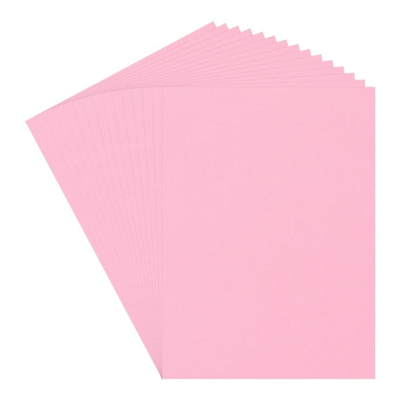 30 Sheets Pink Cardstock 9" x 11" Card Stock Printer Paper for DIY Arts