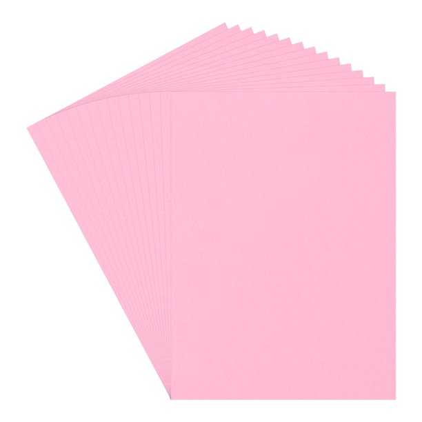 30 Hojas de Cartulina Rosa 9" x 11" Papel de Cartulina para Impresora para Artes de Bricolaje