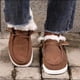 thumbnail image 2 of Zapatos de algodón de talla grande para mujer de Europa y Estados Unidos con suela gruesa y acolchado de terciopelo cálidos para invierno, 2 of 6