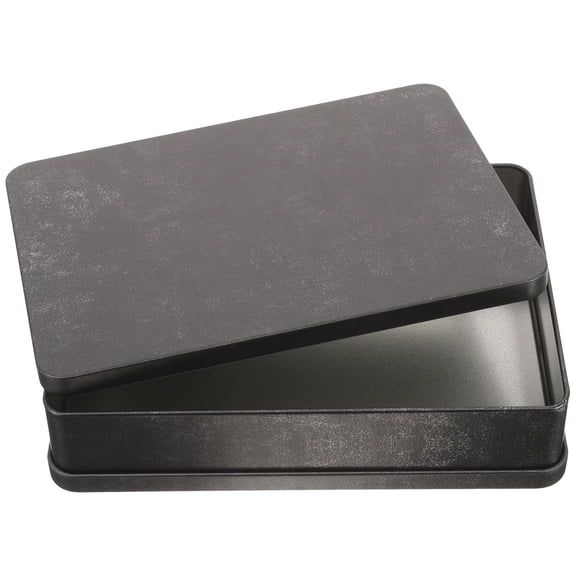 DINHEAROM Black Tinplate Envelope Holder Creative Candy Storage Box for Wedding Party Favors