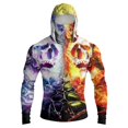 thumbnail image 5 of Sun Protection Fishing Shirts for Men Quick-Dry, Breathable Comfort Long Sleeve 3d Skull Motorcycle Riding Rash Guard with Thumbholes for Outdoor Fishing Sports, 5 of 7