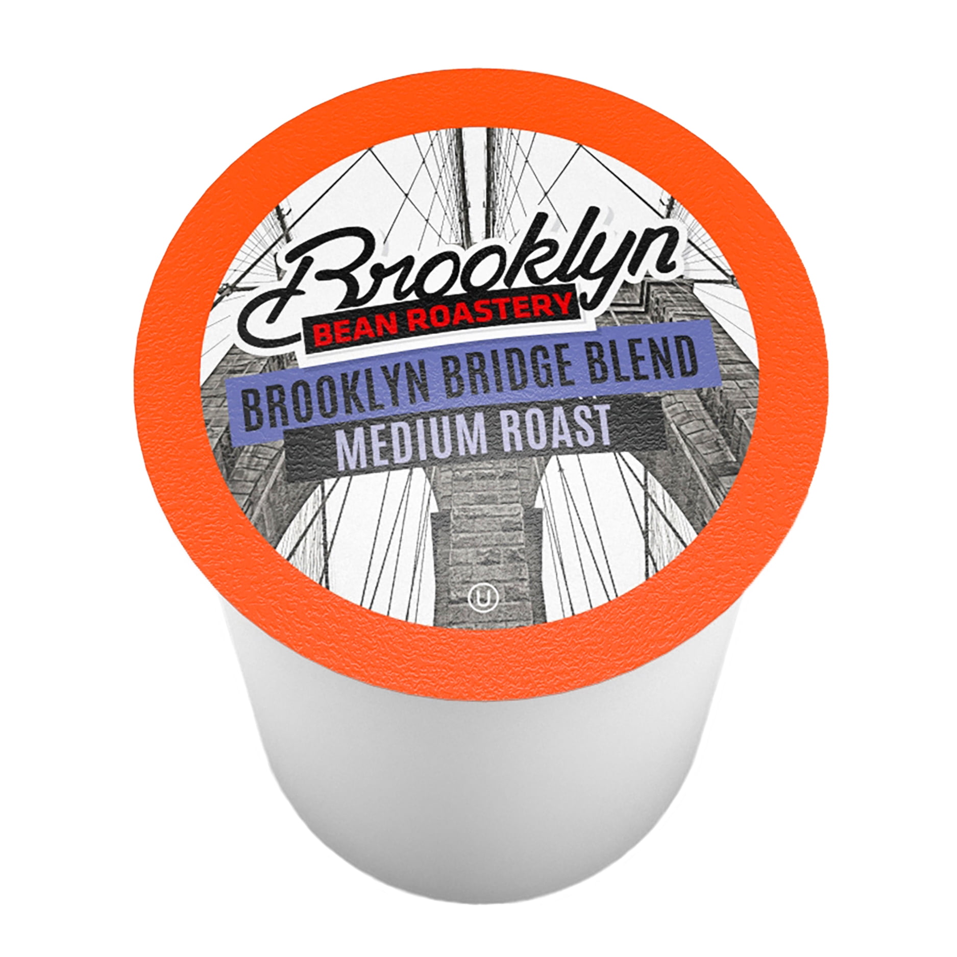 Brooklyn Bean Roastery Brooklyn Bridge Blend KCup Coffee Pods, 40