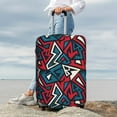 thumbnail image 7 of Pofeuu Geometric Elements Print Luggage Suitcase Cover Protector Luggage Washable Covers Aesthetic for 18/24/28/32 inch Luggage（No luggage included）-Medium, 7 of 7