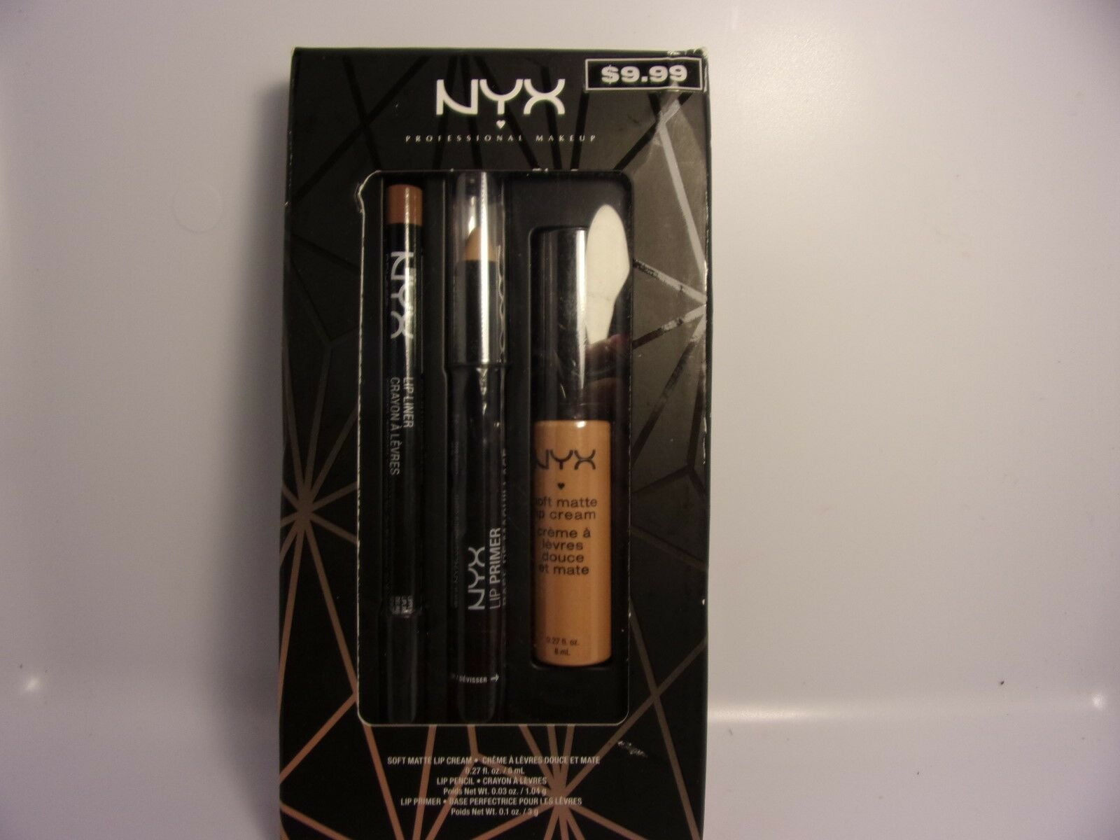 NYX Soft Matte Lip Set 06 Lip Creme Lip Pencil Lip Primer New