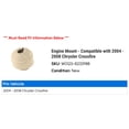 thumbnail image 2 of Engine Mount - Compatible with 2004 - 2008 Chrysler Crossfire 2005 2006 2007, 2 of 2