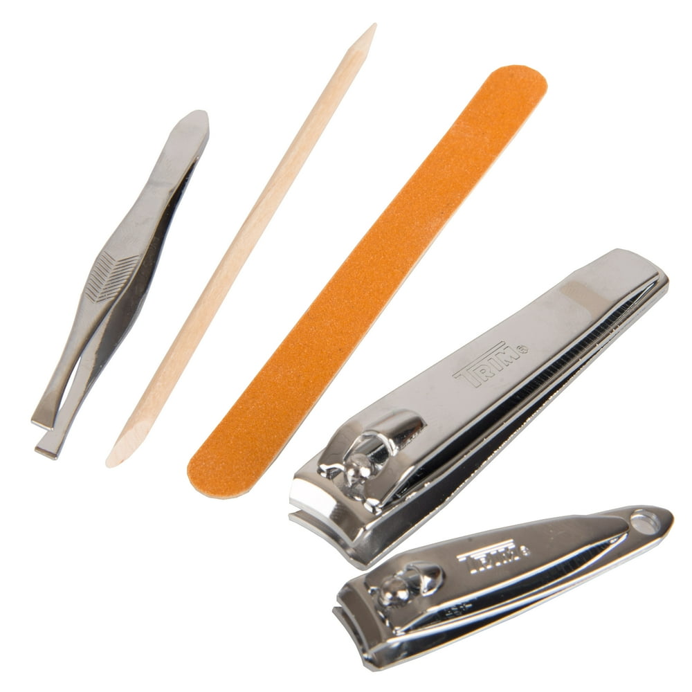 TRIM Nail Care Personal Grooming Manicure Essentials Kit, 5 Pieces