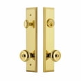 thumbnail image 3 of Grandeur Fifth Avenue Tall Plate Single Cylinder One Piece Knobset with Bouton Knob, 3 of 6
