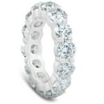 thumbnail image 3 of Pompeii 6 Ct Diamond Eternity Wedding Ring 14k White Gold (H/I,I2-I3), 3 of 4