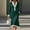 *Green, variant on ClodeEU Women's V Neck Long Sleeve Sim Fit Dress,Lightweight Trendy Casual Dress Wine,Womens Plus L