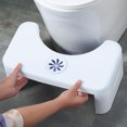 thumbnail image 4 of Wosthever Taburete en cuclillas engrosado | Comodidad mejorada para una mejor salud en el baño Taburete para inodoro Reposapiés Sensación de Hardware blanco, 4 of 6