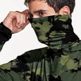 thumbnail image 7 of Hoodies for Men Camouflage UPF 50+ Sun Protection Hoodie Long Sleeve Fishing Hiking Shirt with Face Mask L, 7 of 7