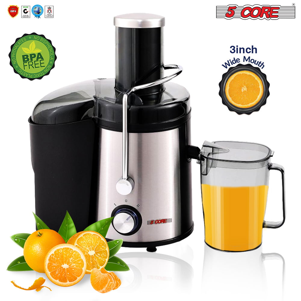 5 Juicer Extractor 800W Easy Clean Press Centrifugal Wide 3” BPA Free - Walmart.com
