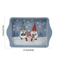 thumbnail image 3 of Room Decor Qwtwty 4pc Hand Painted Crossborder Santa Claus Pines Tree Shaped Ceramic Plates Breakfast Plates Dessert Snack Plates Christmas Tableware, 3 of 6