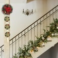 thumbnail image 3 of RKSTN Christmas Decorations, Festive Home Wall Christmas Snowflake Decorations, Stair Handrail Snowflake Christmas Tree Decorations C, 3 of 5
