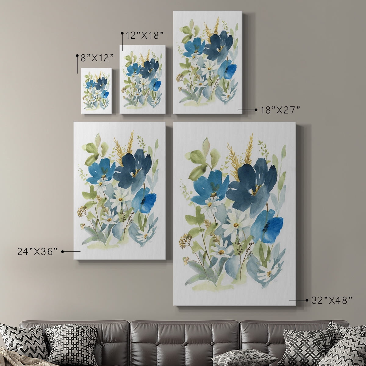 Wild Medley II Premium Gallery Wrapped Canvas - Ready to Hang
