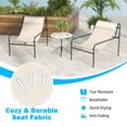thumbnail image 6 of Costway 1PC Patio Sling Lounge Chair with Removable Headrest Pillow Breathable Seat Balcony, 6 of 8