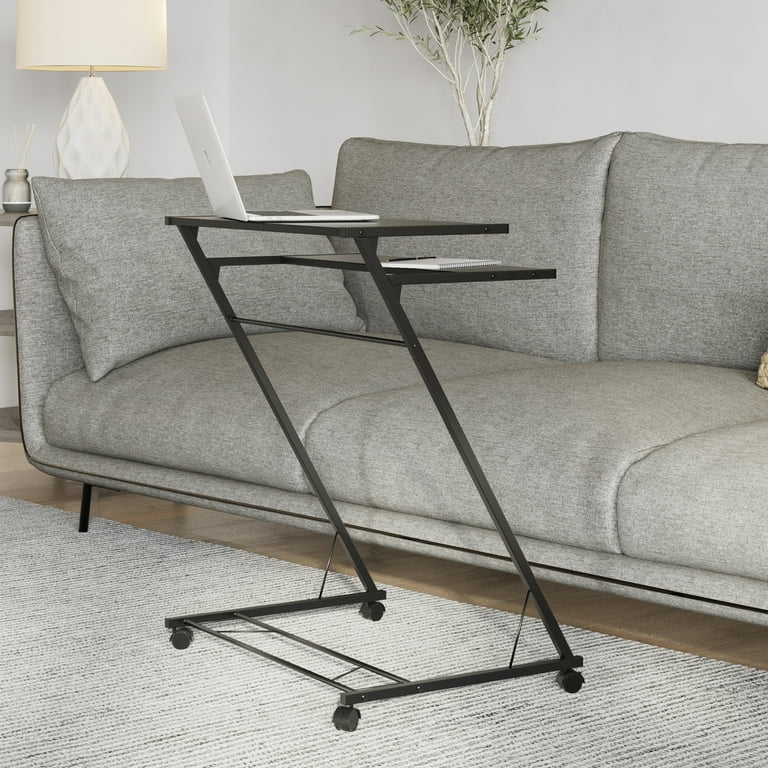Lavish home mobile rolling cart compact computer desk discount