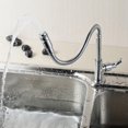 thumbnail image 3 of Grifo giratorio 360 para cocina, baño, fregadero, agua fría, cuello Flexible, cuarto de lavado, aplicación para jardín al aire libre, grifos, 3 of 5