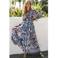 thumbnail image 1 of Women's Wild Lotus Ruffle Tiered Maxi Dress, 1 of 18