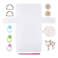 thumbnail image 1 of Btafrte Kit Materiales para Bricolaje Accesorios para Bolsos Hombro Herramienta Hoja Marco Plástico, 1 of 9