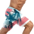 thumbnail image 4 of Miqool Mens Swim Trunks Lightweight Quick Dry Board Shorts Breathable Hawaii Beach Shorts Swimwear Bathing Suits, 4 of 5