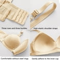 thumbnail image 3 of LLYWEY Wirefree Bras for Women No Underwire Bras Women Full-Coverage Ladies Underwire Bra Style-260 Women Lightly Lined Bra Feature Adult Female Bralette Sports Bras Beige 40B, 3 of 5