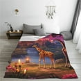 thumbnail image 5 of Vsdgher Lantern Giraffes Magical Forest Ultra-Soft Micro flannel Blanket Throw Blankets for Couch Sofa, Bed (4 sizes)-40"x30", 5 of 7