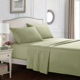 thumbnail image 1 of Microfiber Bedding Suit -4-piece Solid Color Suit, 1 Sheet And 2 Pillowcases, 1 of 3