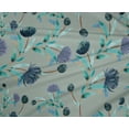 thumbnail image 4 of oneOone Polyester Lycra Dusty Green Fabric Flower & Leaves Watercolor Dress Material Fabric Print Fabric By The Yard 56 Inch Wide, 4 of 4
