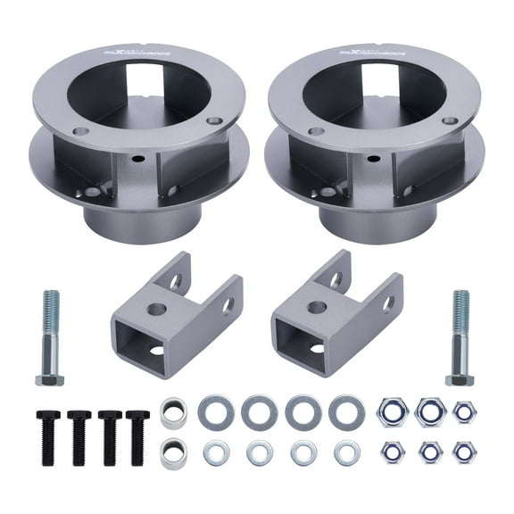 maXpeedingrods 2.5” Front Leveling Lift Kit for Dodge Ram 2500 3500 2013-2022 4WD Coil Spring Spacers Shock Extension Bracket, Gray
