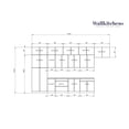 thumbnail image 5 of Kitchen Serene Collection White Matte Color Base Size 15Ft Wide, 5 of 6