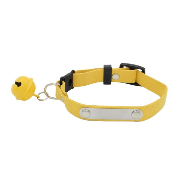 Collar de Perro Ajustable Accesorios Revestimiento Fluorescente Único Cuello de Seguridad Amarillo Jinwen Collar de mascota personalizado