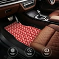 thumbnail image 6 of Naloa Retro Lobsters Car Foot Mat Set of 4 Pieces - Universal Floor Liner Neoprene Full Set Floor Mats for Cars Trucks SUV, 6 of 7