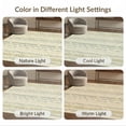 thumbnail image 7 of ODIKA 8'x10' Ultra-Soft Area Rug, Farmhouse Watercolor Forest Foliage Vertical Bands Skid Hardwood None Washable, Bare feet friendly, Silk-Touch for Bedroom, Under Sectional, 7 of 7