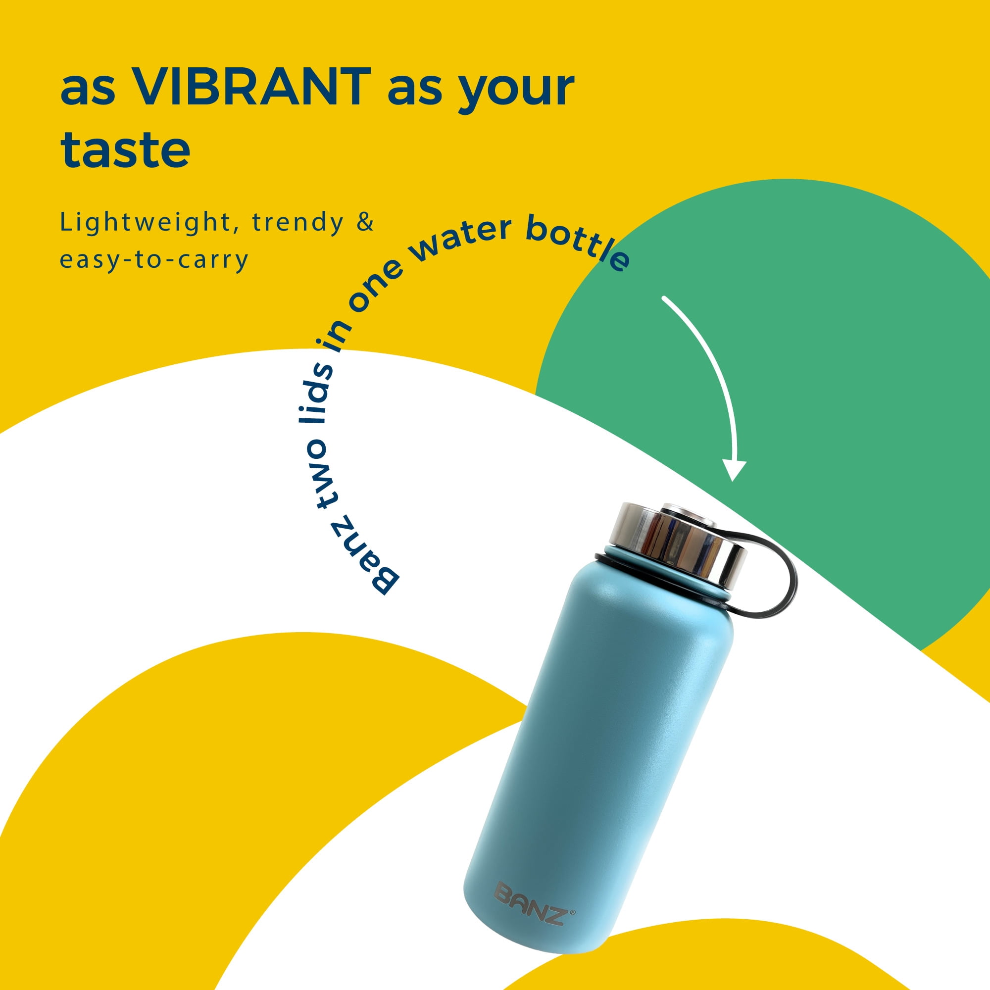 Stainless Steel Water Bottle 32oz - 32oz - Navy