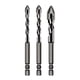 thumbnail image 3 of Juego Brocas Excéntricas Cabeza Oblicua Alta Resistencia 4 Pares, 3 of 5