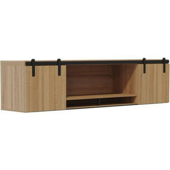 Safco 72 72" x 15" x 18" - Drawer(s)2 Door(s) - Material: Particleboard, Laminate, Wood Door - Finish: Sand Dune, Laminate, Black Powder Coat