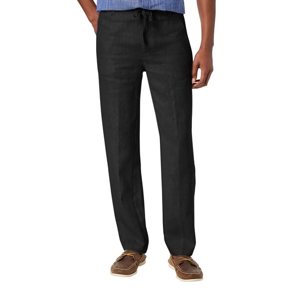 Ma Croix Ma Croix Mens Premium Soft Linen Pants Wrinkle Resistant