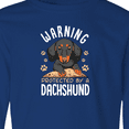 thumbnail image 4 of Inktastic Protected by a Dachshund Dog Long Sleeve Youth T-Shirt, 4 of 5