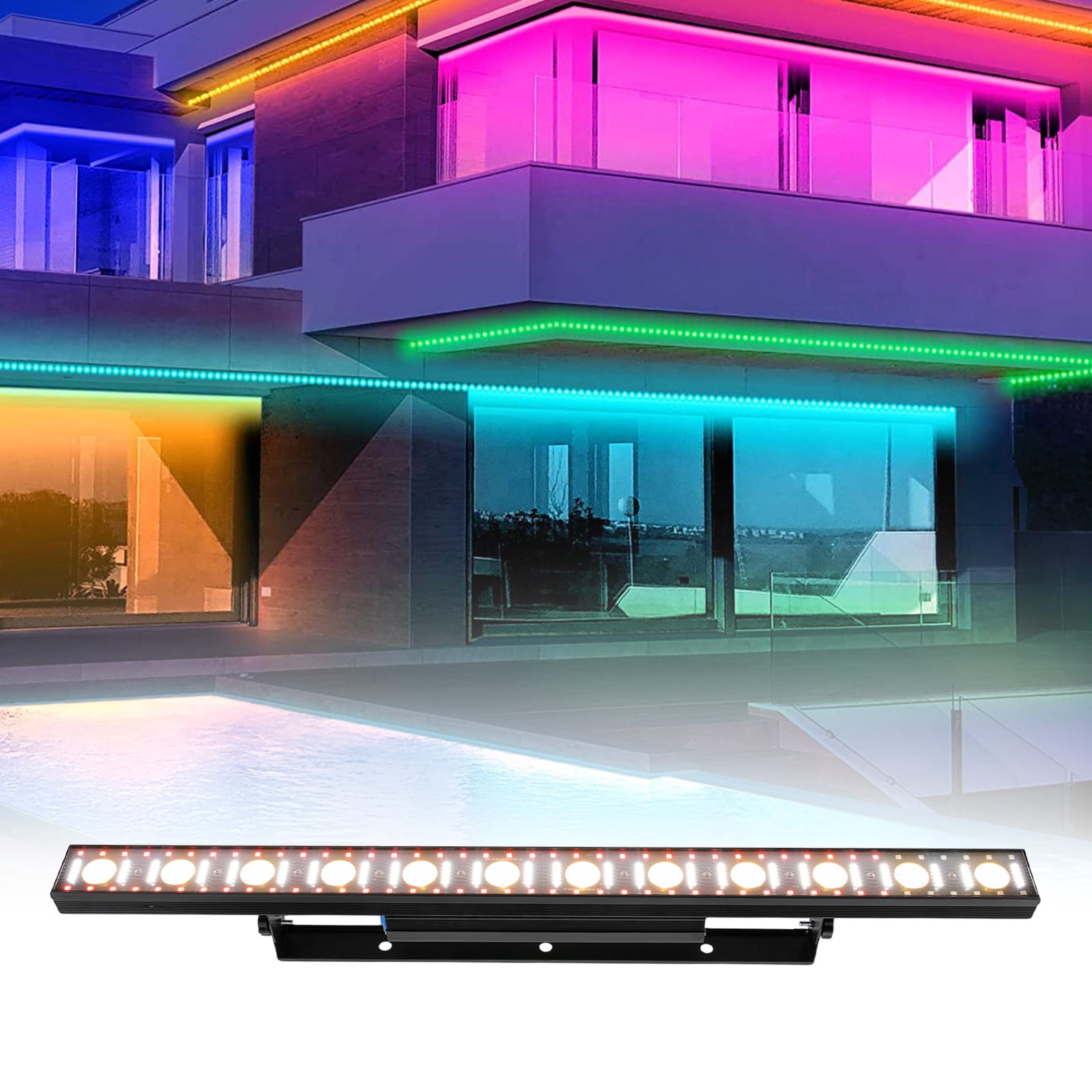 120w 3 in 1 DMX 40" Stage Light Bar LED RGB Beam Wash Light Bar DJ Wash Light
