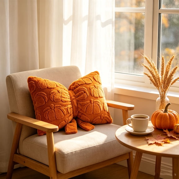 YLOMAY Decorative Throw Pillow Thanksgiving Fall Pillow with Removable Cover Soft Lumbar Cushion for Sofa Bedroom Holiday Living Room Festival and Everyday Home Decor,19.69 × 11.81 in