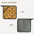 thumbnail image 2 of Xecao Bohemian Sunflower for Silicone Trivet Mats - Heat Resistant Pot Holders, Multipurpose Non-Slip Hot Pads, 2 of 8