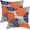 Dahlia 2, variant on Blue and Red Dahlia Flower Throw Pillow Covers 18x18 Inch 4th of July Decorations Pillows Cover 18x18 inch Set of 2 Patriotic Memorial Day Farmhouse Linen Pillow Case for Outdoor Couch Bed Sofa Decor