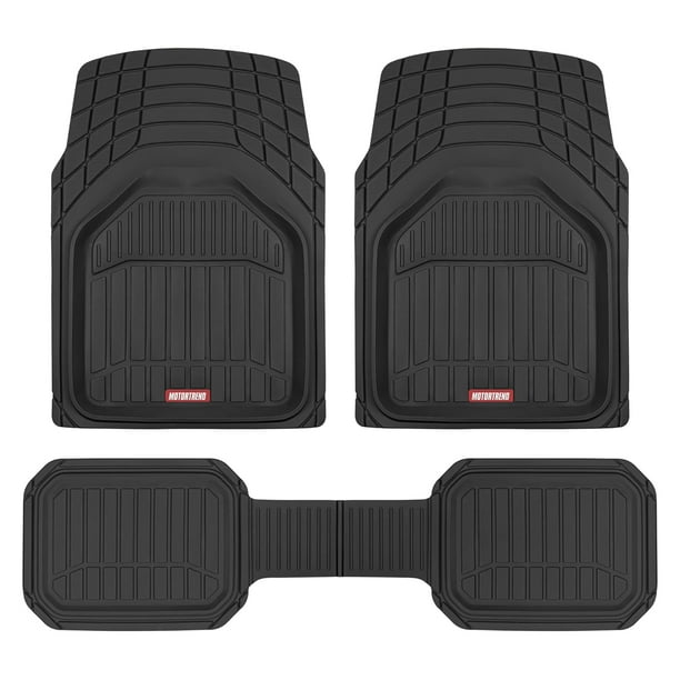 Alfombrillas para coche Motor Trend 943-BK FlexTough Defender, color negro