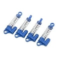 thumbnail image 3 of Front Rear Shock Absorbers, Front Rear Shock Damper Aluminum Alloy  Wear Resistant  For 1/16 RC Car Blue, 3 of 8
