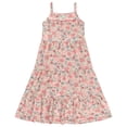 thumbnail image 4 of Btween Girls Maxi Dresses 2 Pack Sleeveless Floral Tiered Summer Dresses, Lightweight Soft Fabric, Casual Spring & Vacation Dresses, 4 of 4